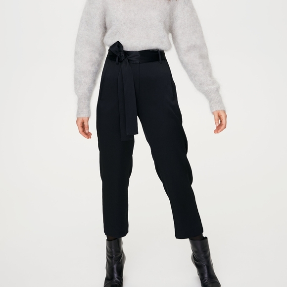 BNWT Wilfred Satin Front Tie Trousers 💕 - Picture 1 of 8